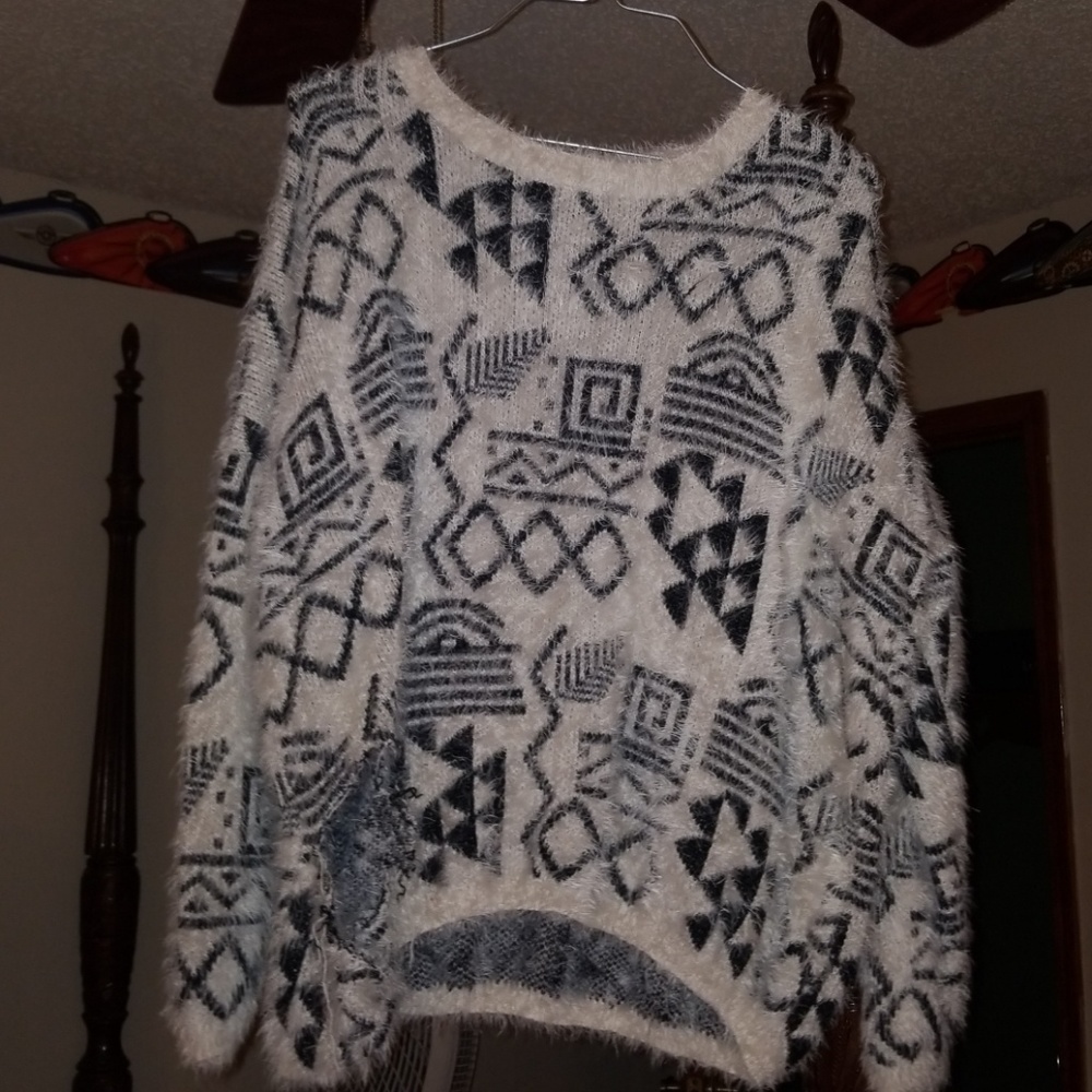 Fuzzy sweater!!